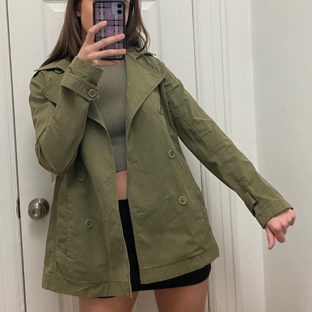 Vintage Dark Green Theory Jacket